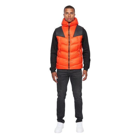 Duck and Cover Mens Raymax Vest / Orange/Black - Picture 4 of 4
